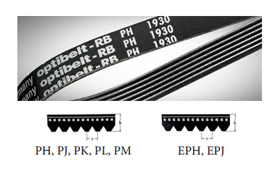 Optibelt RB Ribbed Belts